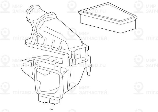 Запчасть Mercedes-Benz A270090060164