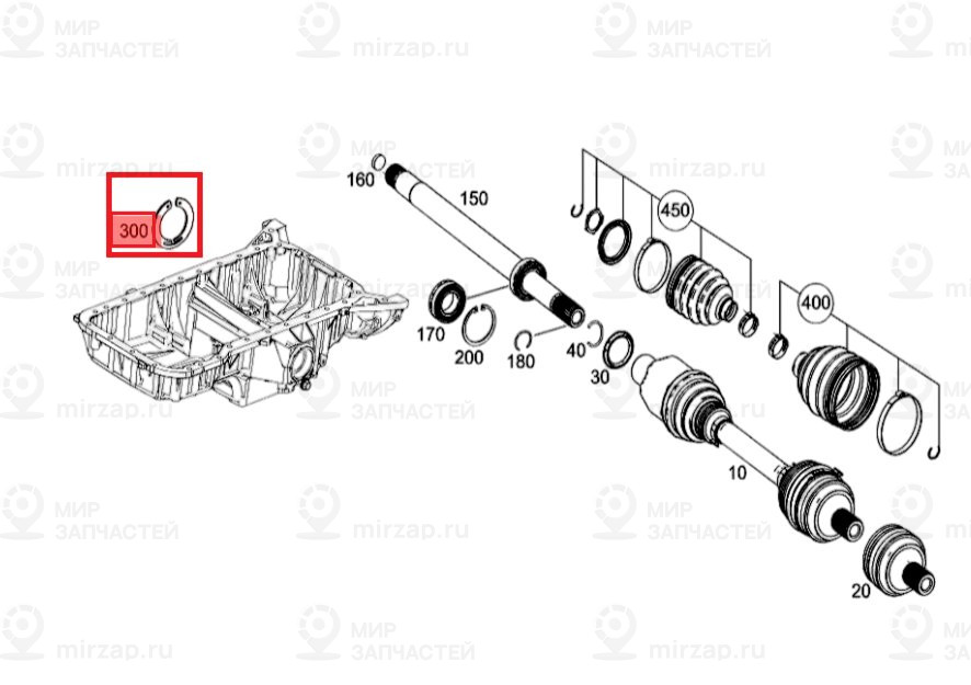 Запчасть Mercedes-Benz A2780140300