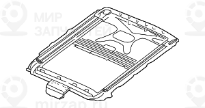 Рама люка с под.-сдвиж. крышкой в сборе
 BMW 54128250048