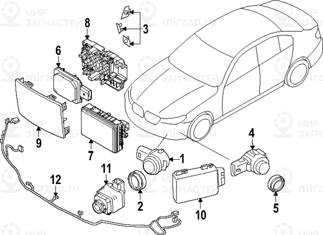 Запчасть BMW 61125A5BC47