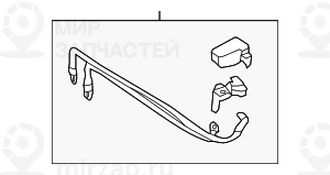 Плюсовой провод аккумуляторной батареи
 BMW 61129253111