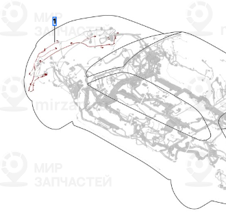 Провода щита передка
 BMW 61129321955