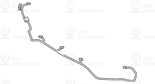 Провода переднего брызговика
 BMW 61129326082