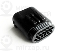Корпус штырей разъема 12 POL./SCHWARZ
 BMW 61138387220