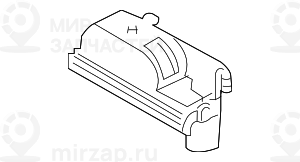 Вывод плюса аккумулят. в моторном отсеке
 BMW 61146923945