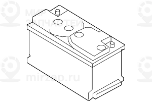 12-V-Lithium-Dualspeicherbatterie
 BMW 61215A8D7E0