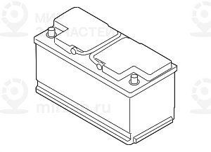 Аккумулятор bmw фирм. с электролитом
 BMW 61217635788