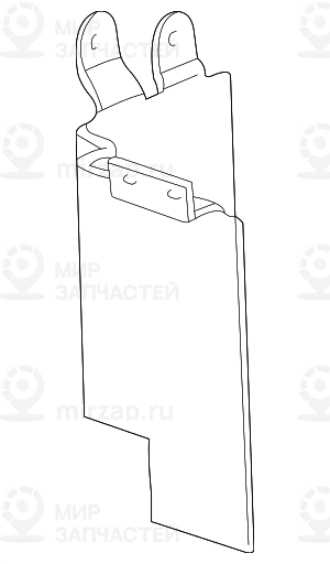 Противоударная защита плюс.выв.батареи
 BMW 61218361707