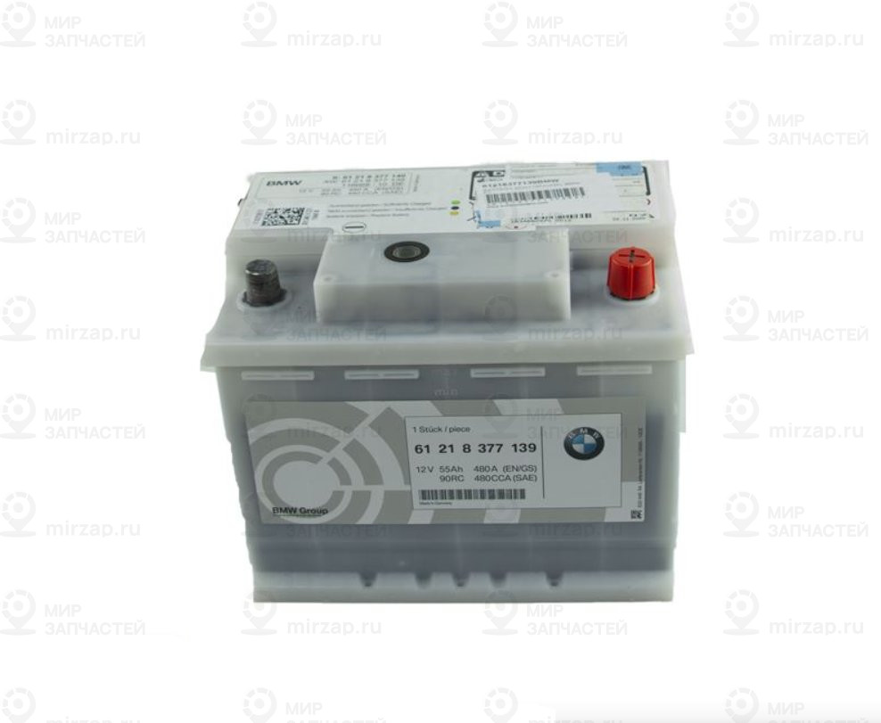 Аккумулятор BMW фирм. с электролитом 55AH
 BMW 61218377139