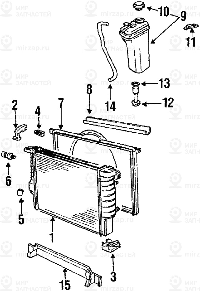 Датчик уровня охлажд.жидк.в радиаторе L= 95MM
 BMW 61311384739
