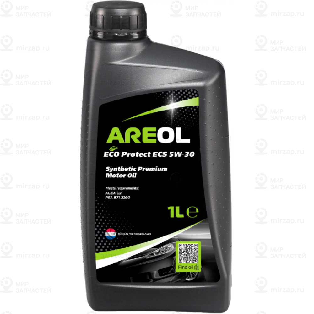 Areol Eco Protect Ecs 5W30 (1L)_Масло Моторное! Синт.\ Acea C2, Psa B71 2290 AREOL 5W30AR126