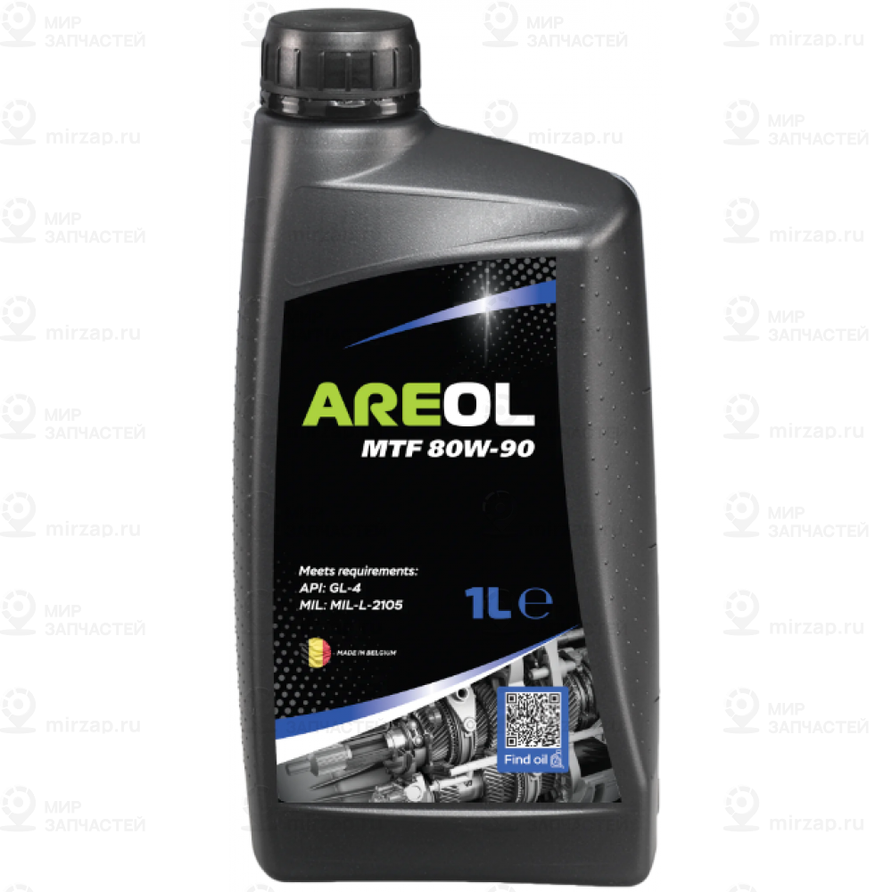 Areol 80W90 (1L)_Масло Трансмиссионное! Минерал.\Api Gl-4, Mil-L-2105
 AREOL 80W90AR077