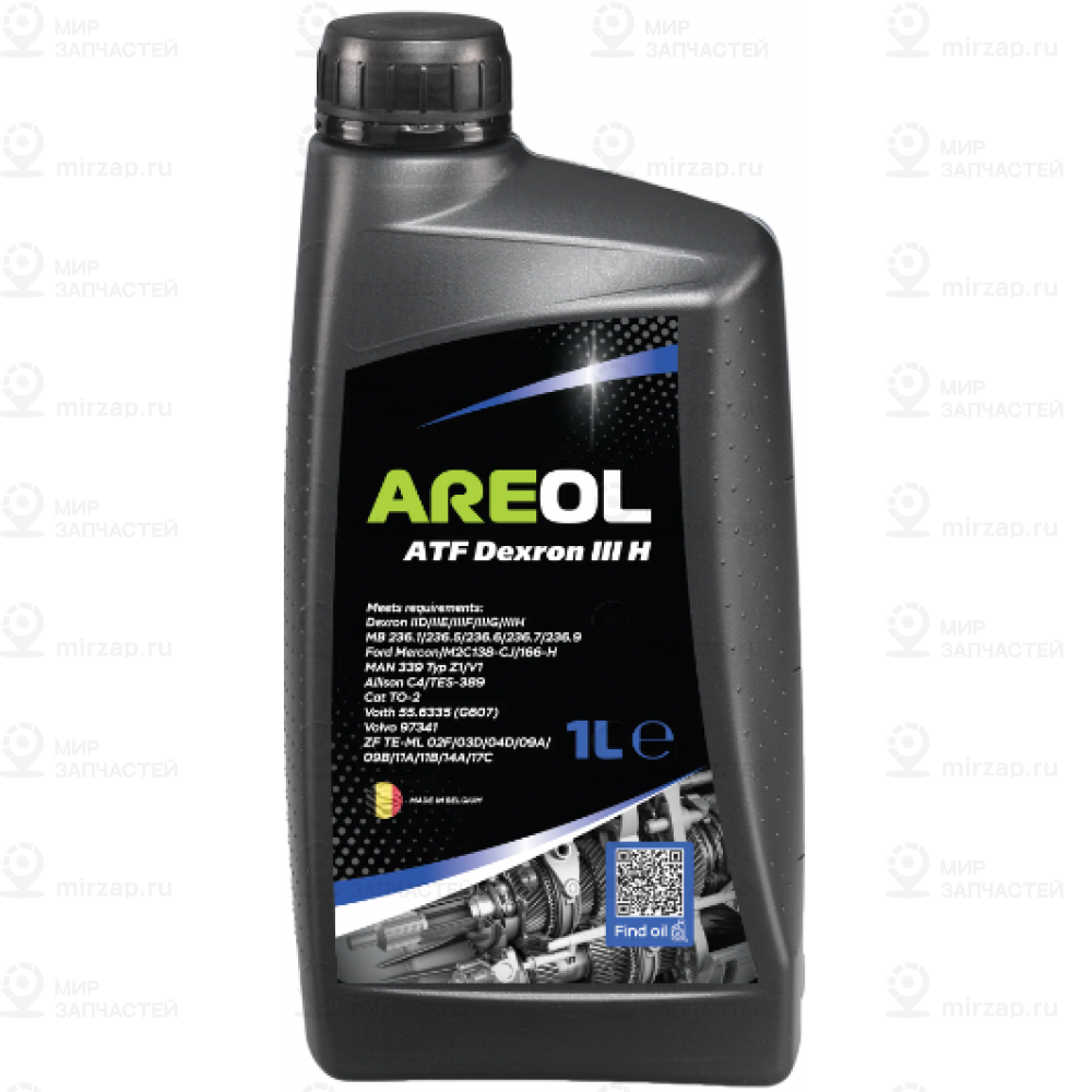 Areol Dexron Iii (1L)_Жидкость Гидравлическая!\ Gm Dexron Iii-H, Mb 236.1/236.5/
 AREOL AR079
