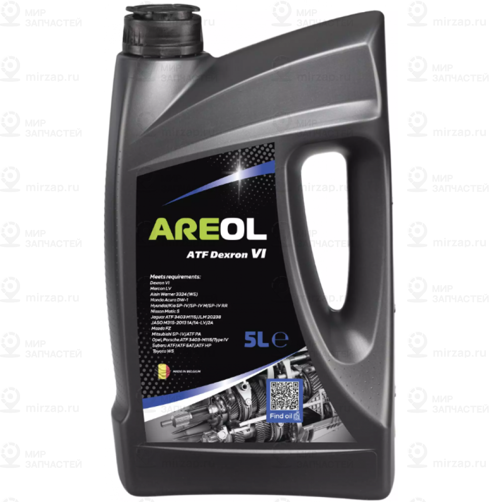 Areol Atf D Vi (5L)_Масло Трансм.для Акпп! Красн.синт.\ Gm Dexron Vi, Mercon Lv,
 AREOL AR082