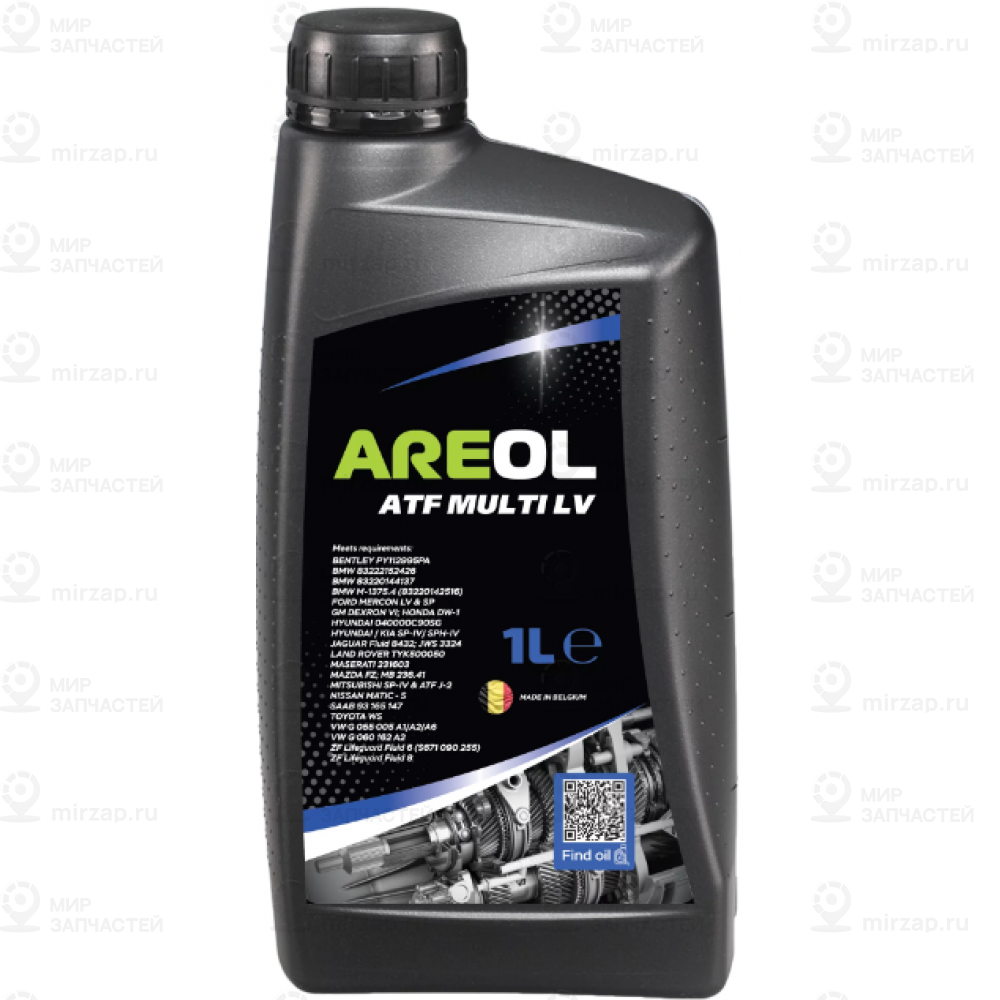 Areol (1L)_Жидкость Гидравл.для 6 Ступенчатых Акпп Zf! Cинт., Желтая, Аналог Feb
 AREOL AR110