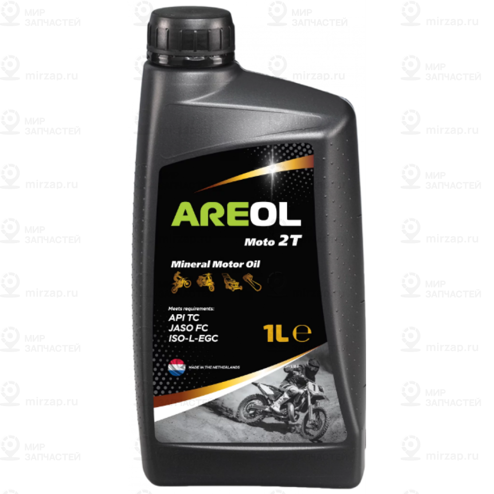 Areol Moto 2T (1L)_Масло Моторное! (Минер.) Для 2-Х Тактных Двиг.\ Api Tc, Jaso
 AREOL AR121