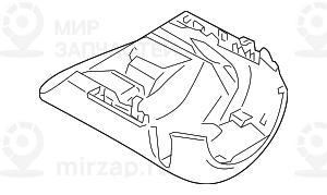 Нижняя облицовка рулевой колонки
 BMW 61316950262