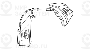 Переключатель на м/функц.рулевом колесе
 BMW 61316959893