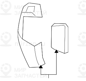 Рем.к-т накладок перекл.выбора передач
 BMW 61319116587