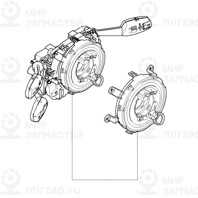 Коммутационный центр в рулевой колонке
 BMW 61319123049