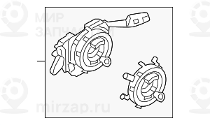 Коммутационный центр в рулевой колонке
 BMW 61319169753