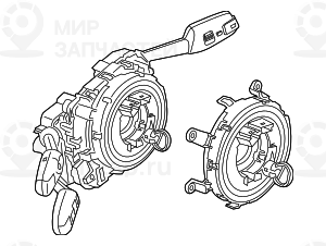 Коммутационный центр в рулевой колонке
 BMW 61319169759