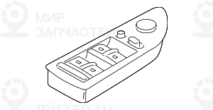 Выключатель стеклоподъемника стор.водит. SCHWARZ
 BMW 61319217326