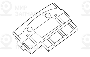 Электронный блок в рулевом колесе
 BMW 61319218381