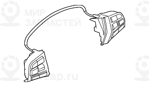 Переключатель на м/функц.рулевом колесе
 BMW 61319229484