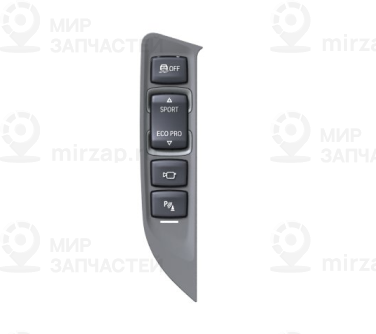 Панель управления в центральной консоли
 BMW 61319252913