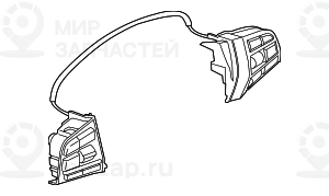 Переключатель на м/функц.рулевом колесе
 BMW 61319262708