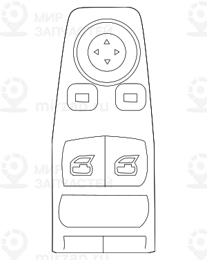 Schalter Fensterheber
 BMW 61319299457