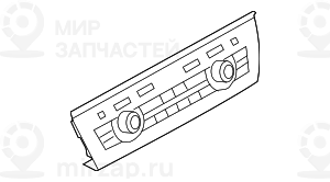Рем.к-т пан.упр.радиоприемн.и кондицион
 BMW 61319328424