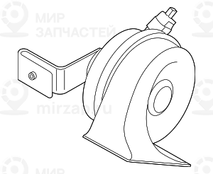 Фанфарн.звуковой сигнал ВЧ
 BMW 61337159420