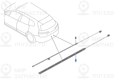 Провод Датчика Smart Opener Вх
 BMW 61358494948