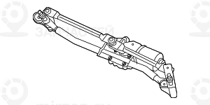Система стеклоочистителей в сборе ! заменен на 61614848608
 BMW 61612990025