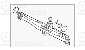 Рычажный Механизма Стеклоочист.с Двигат
 BMW 61617071693