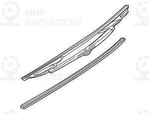 Щетка Стеклоочистителя
 BMW 61627074477