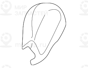 Защитный колпачок рычага стеклоочист.
 BMW 61628256120