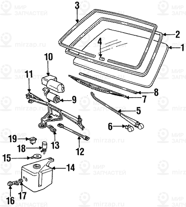 Форсунка с обогревом
 BMW 61661373429