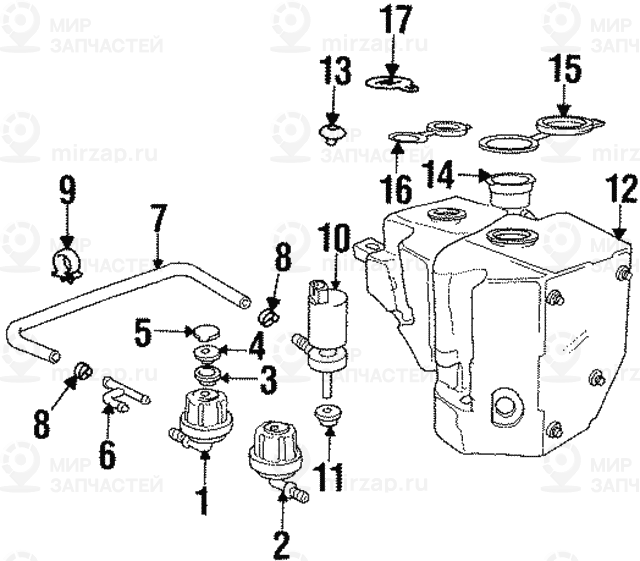 Насос омывателя фар! заменен на 61678354625
 BMW 61671378875