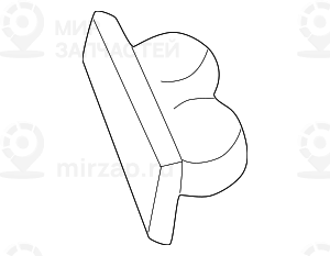 Накладка форсунки загрунтованная Л
 BMW 61677069427