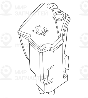 Бачок стеклоомывателя
 BMW 61677895571