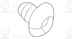 Форсунка омывателя заднего стекла
 BMW 61688220823