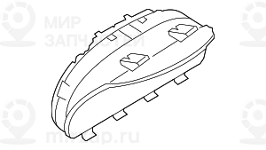 Multifunktionales Instrumentendisplay
 BMW 62108796113