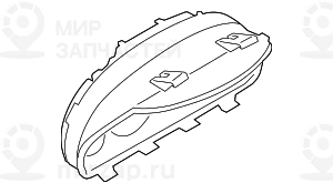 Комбинация приборов
 BMW 62109358975