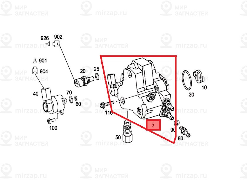 Тнвд
 Mercedes-Benz A6480700201