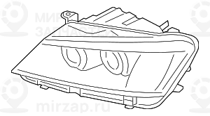 Ксеноновая фара AHL Л
 BMW 63117277003