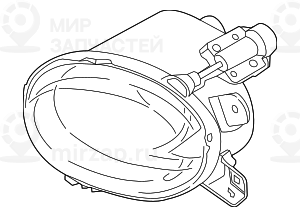 Фара на бампер л
 BMW 63117295687