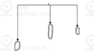 Комплект уплотнительных прокладок
 BMW 63117349288